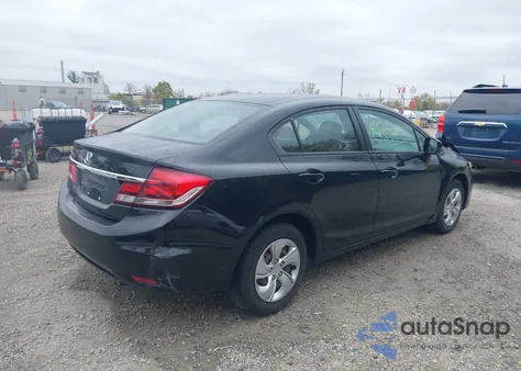 2013 Honda Civic Lx from USA, damaged, VIN 19XFB2F59DE001681